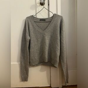Brandy Melville Knit V-Neck Sweater